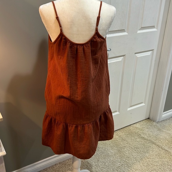 Universal Thread Rust Mini Dress - Picture 5 of 11